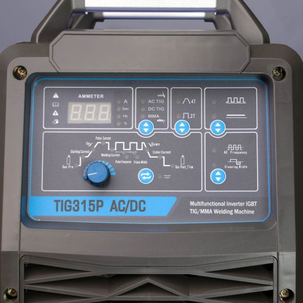 پنل دستگاه جوش آرگون 315 آمپر AC.DC سه فاز دیجیتالی هوولد